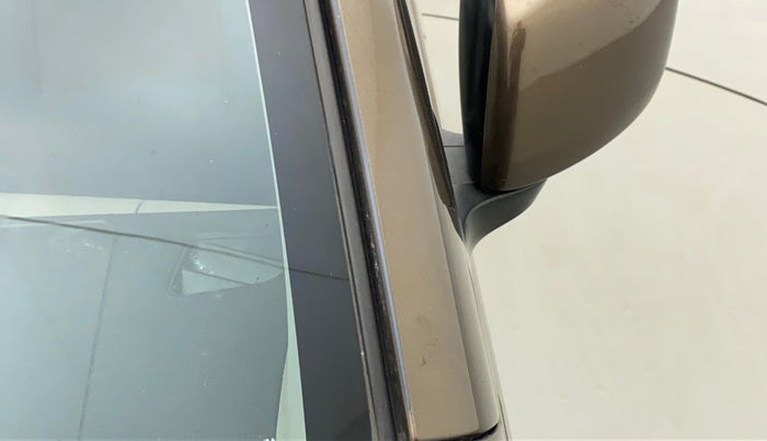 2013 Maruti Wagon R 1.0 VXI, Petrol, Manual, 78,410 km, Left A pillar - Paint is slightly faded