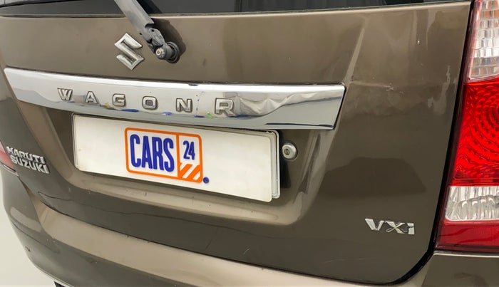 2013 Maruti Wagon R 1.0 VXI, Petrol, Manual, 78,410 km, Dicky (Boot door) - Slightly dented