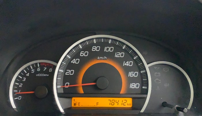 2013 Maruti Wagon R 1.0 VXI, Petrol, Manual, 78,410 km, Odometer Image