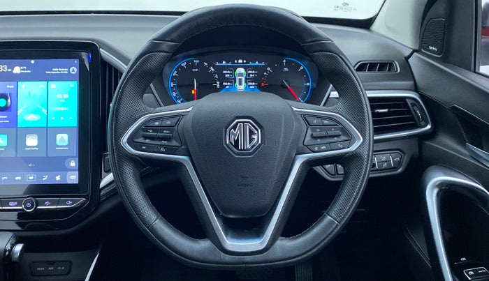 2019 MG HECTOR SHARP DCT PETROL, Petrol, Automatic, 9,076 km, Steering Wheel Close Up