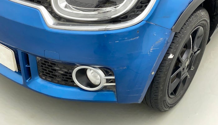 2017 Maruti IGNIS ALPHA 1.2, Petrol, Manual, 9,665 km, Front bumper - Bumper cladding minor damage/missing