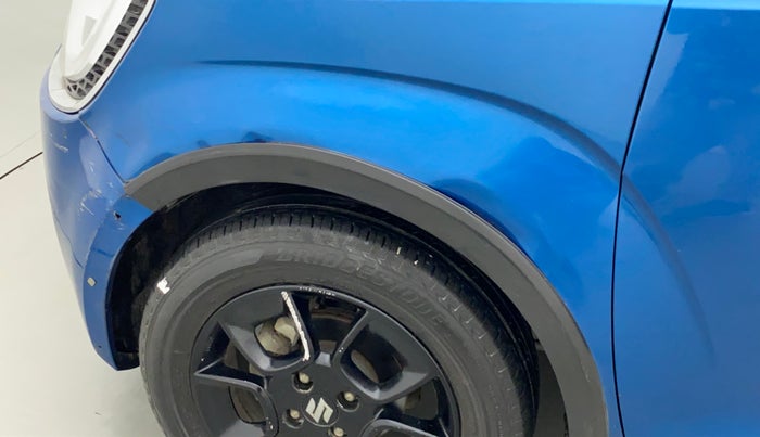 2017 Maruti IGNIS ALPHA 1.2, Petrol, Manual, 9,665 km, Left fender - Slightly dented
