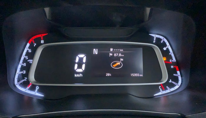 2021 KIA SONET HTX PLUS 1.0 IMT, Petrol, Manual, 15,355 km, Odometer Image