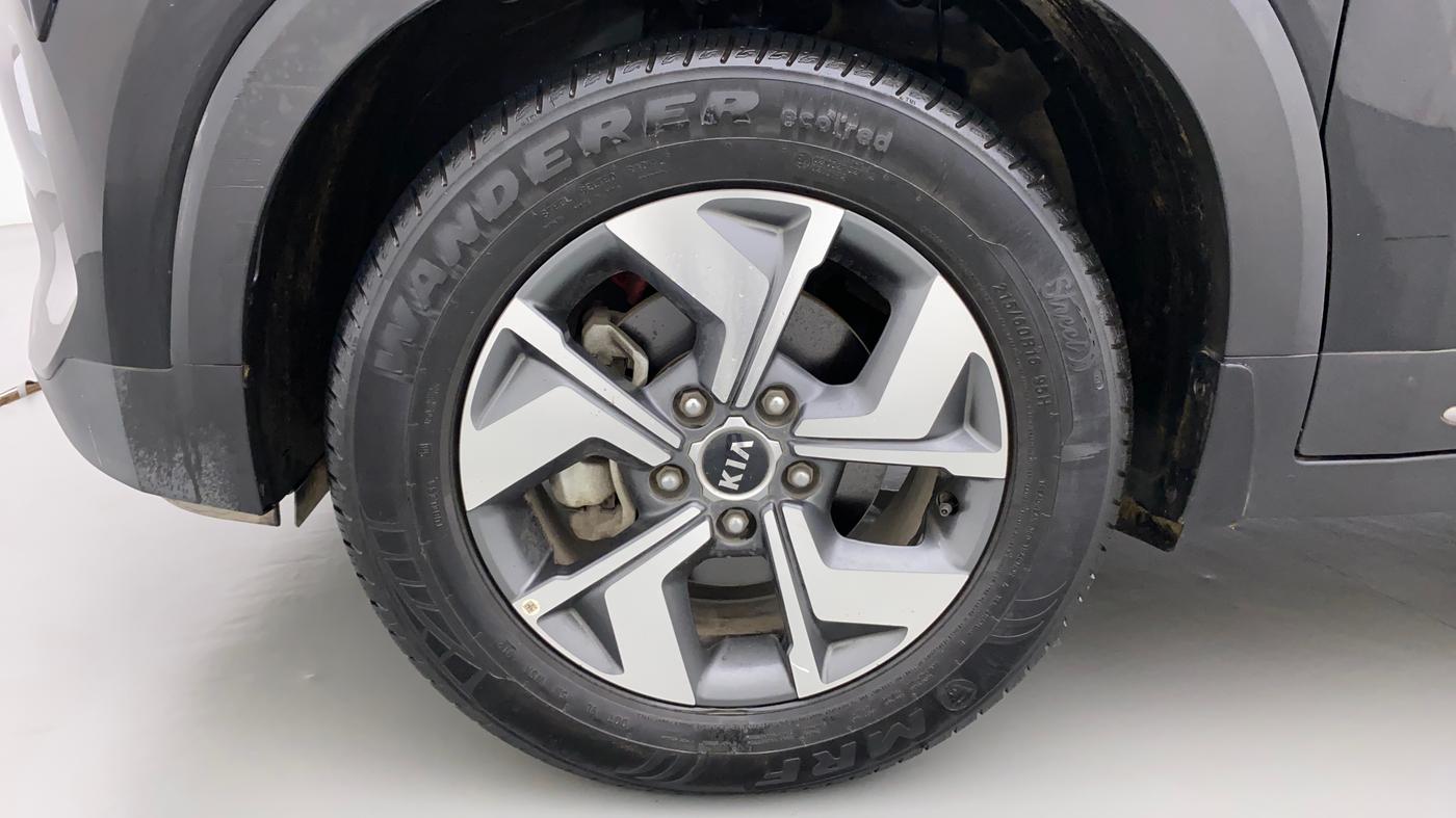 2021 KIA SONET HTX PLUS 1.0 IMT, Petrol, Manual, 15,355 km, Left Front Wheel