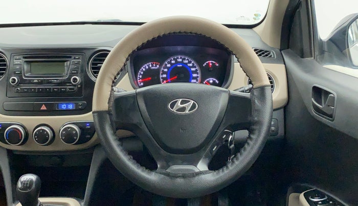2015 Hyundai Grand i10 MAGNA 1.2 KAPPA VTVT, Petrol, Manual, 34,425 km, Steering Wheel Close Up