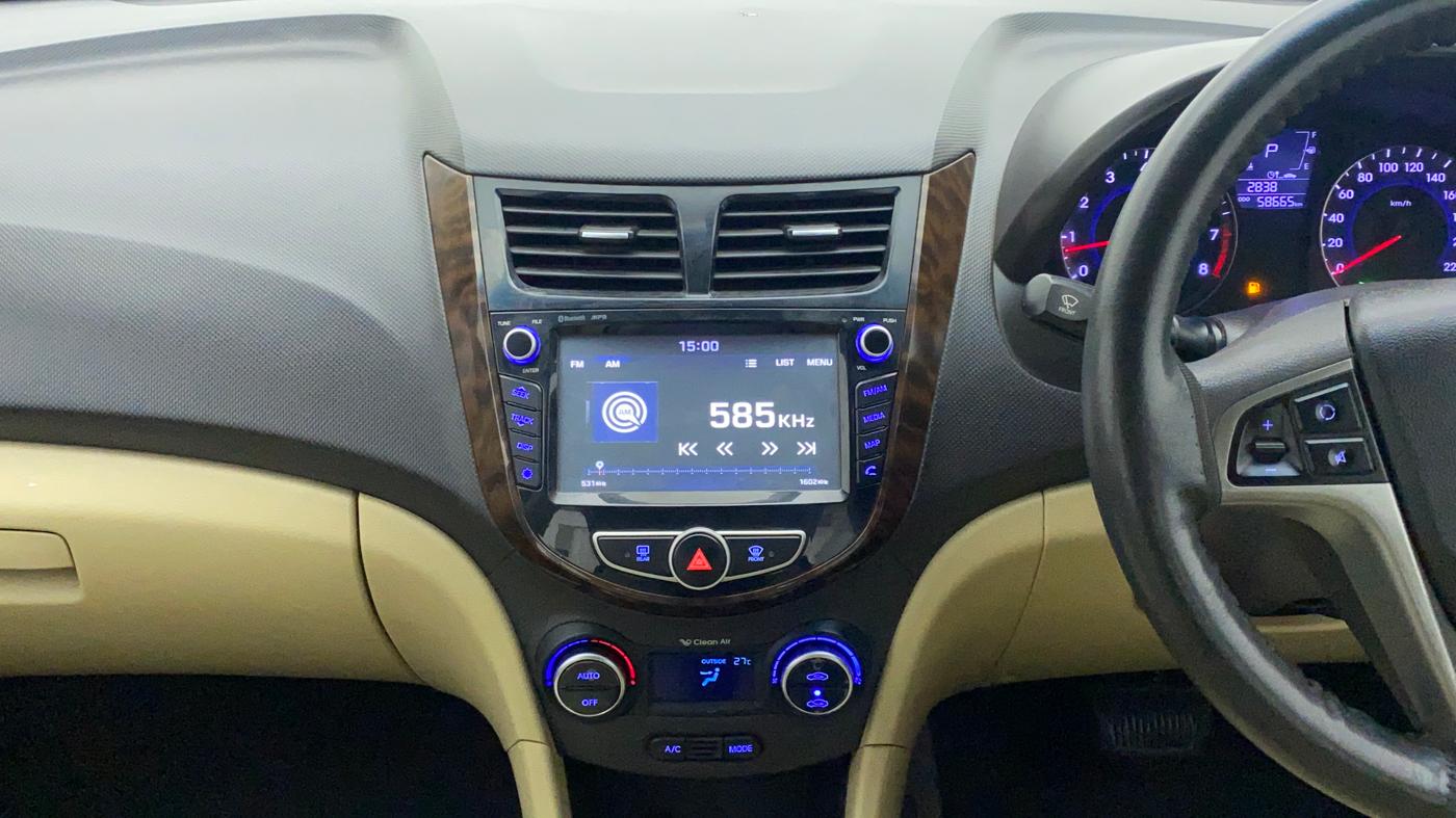 2017 Hyundai Verna 1.6 SX VTVT AT, Petrol, Automatic, 58,830 km, Air Conditioner