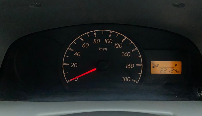 2012 Maruti Alto LXI, Petrol, Manual, 22,124 km, Odometer Image