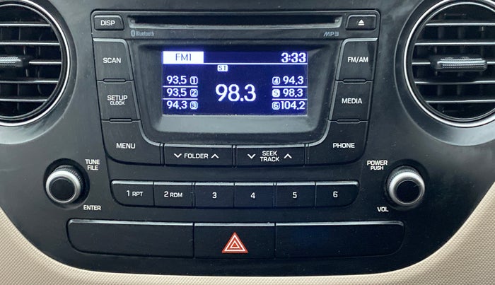 2016 Hyundai Grand i10 SPORTZ 1.2 KAPPA VTVT, Petrol, Manual, 10,214 km, Infotainment System