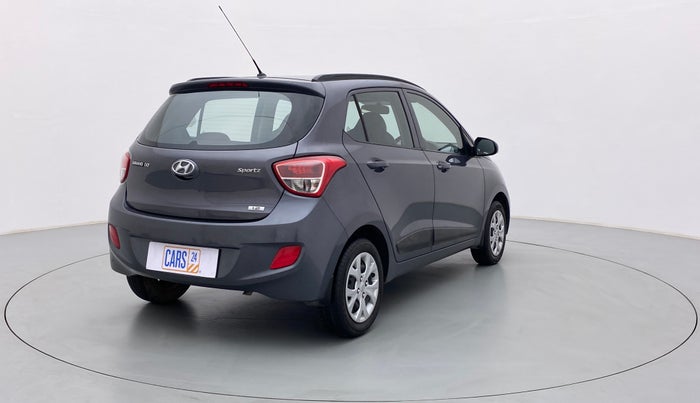 2016 Hyundai Grand i10 SPORTZ 1.2 KAPPA VTVT, Petrol, Manual, 10,214 km, Right Back Diagonal