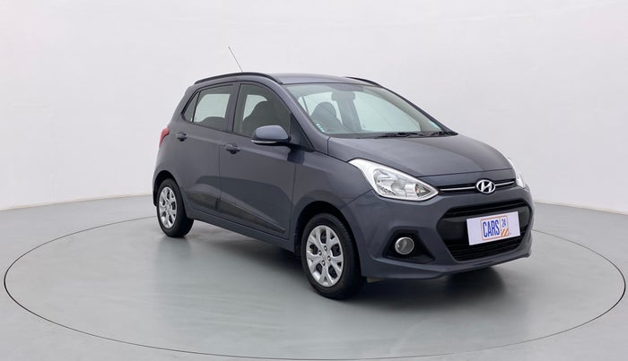 2016 Hyundai Grand i10 SPORTZ 1.2 KAPPA VTVT, Petrol, Manual, 10,214 km, Right Front Diagonal