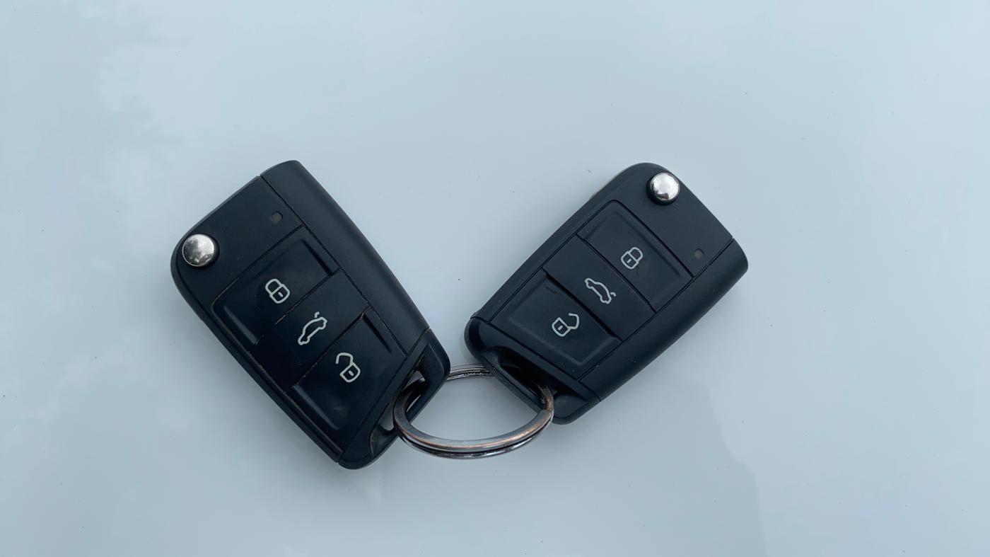 2023 Skoda KUSHAQ AMBITION 1.0L TSI AT, Petrol, Automatic, 25,209 km, Key Close Up