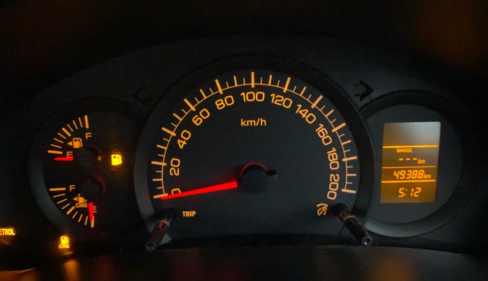 2021 Maruti Swift Dzire TOUR S-CNG (O), CNG, Manual, 49,375 km, Odometer Image