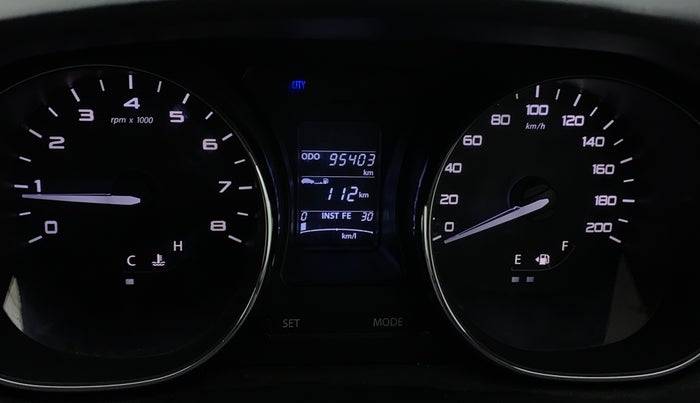 2018 Tata TIGOR XZ PETROL, Petrol, Manual, 95,399 km, Odometer Image