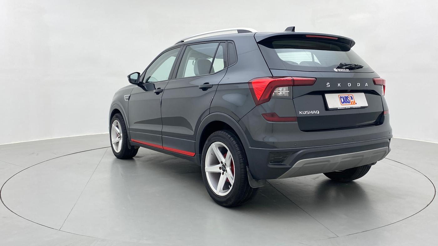 2021 Skoda KUSHAQ AMBITION 1.0 TSI MT, Petrol, Manual, 9,653 km, Left Back Diagonal
