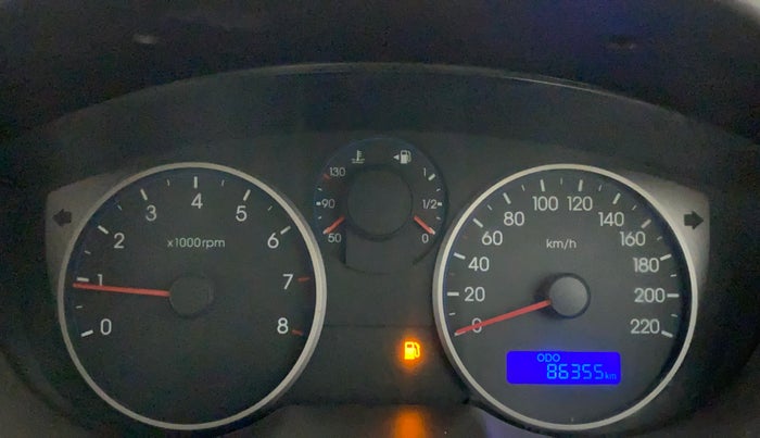 2011 Hyundai i20 MAGNA 1.2, Petrol, Manual, 86,355 km, Odometer Image