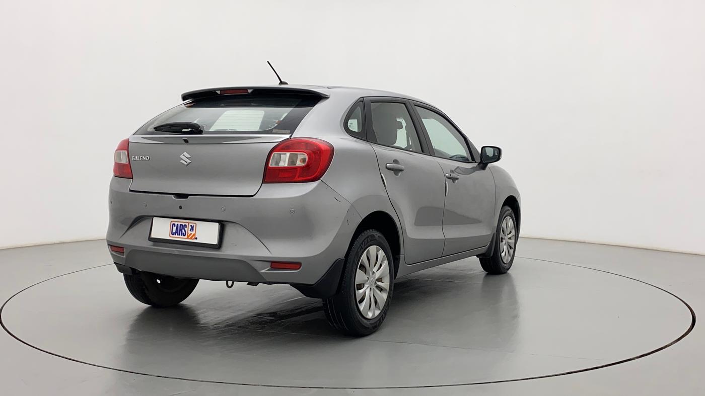 2017 Maruti Baleno DELTA PETROL 1.2, Petrol, Manual, 74,100 km, Right Back Diagonal