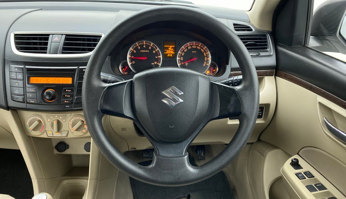 2013 Maruti Swift Dzire VXI, Petrol, Manual, 97,640 km, Steering Wheel Close Up