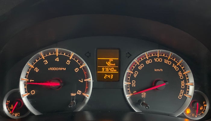 2013 Maruti Swift Dzire VXI, Petrol, Manual, 97,640 km, Odometer Image