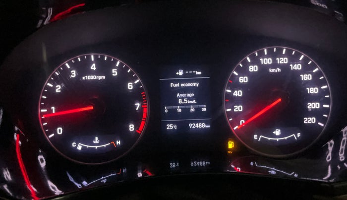 2018 Hyundai Elite i20 ASTA 1.2 (O), Petrol, Manual, 92,535 km, Odometer Image
