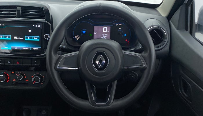 2021 Renault Kwid 1.0 RXT Opt AT, Petrol, Automatic, 5,336 km, Steering Wheel Close Up