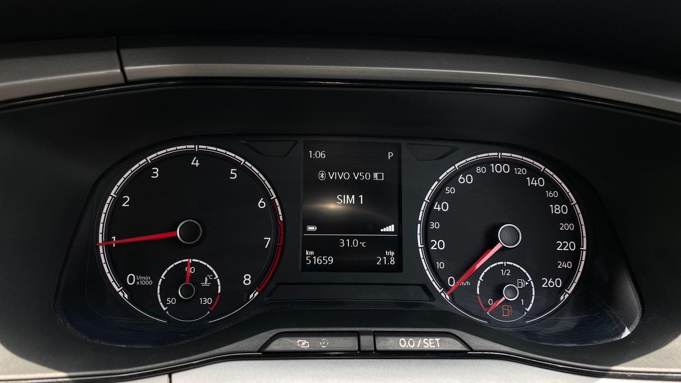 2022 Volkswagen TAIGUN HIGHLINE 1.0 TSI AT, Petrol, Automatic, 51,651 km, Odometer Image