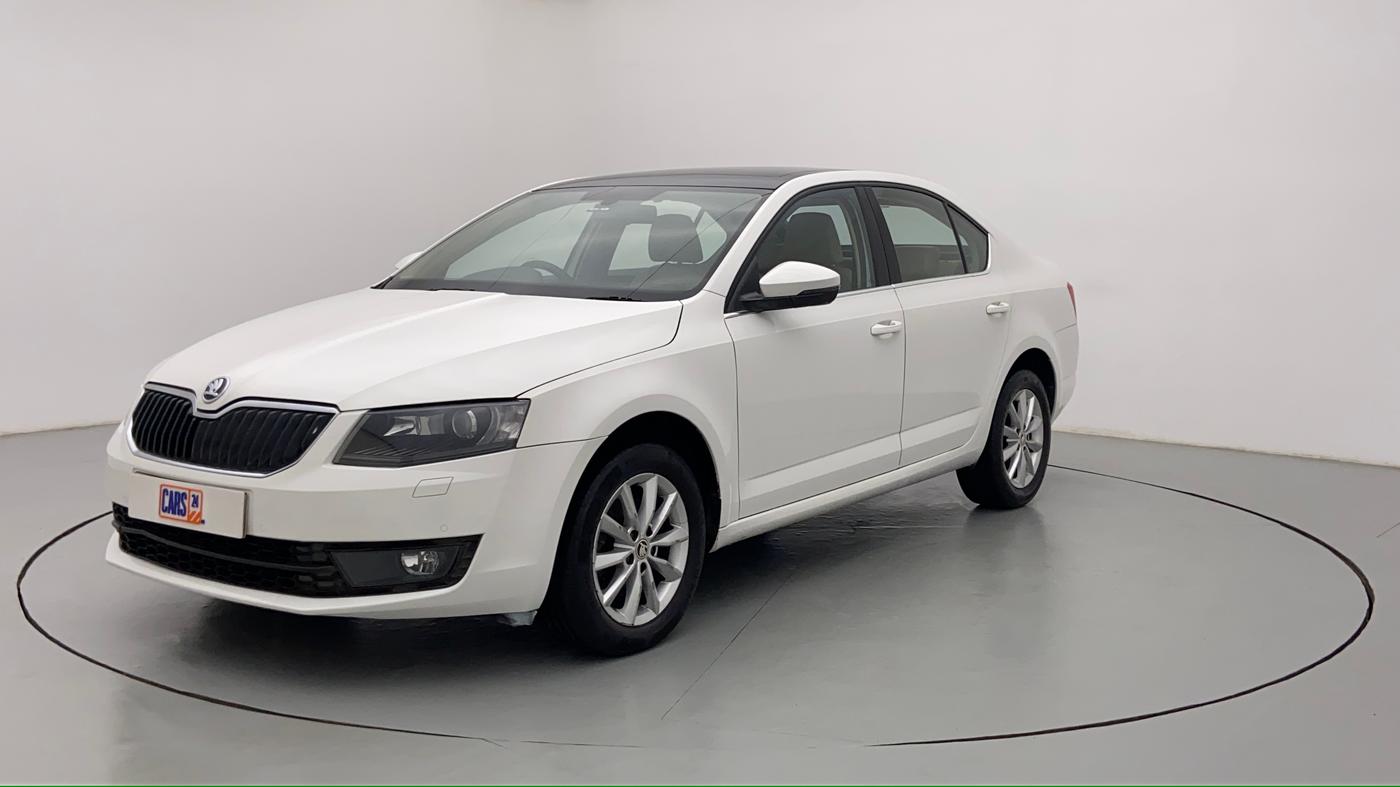 2015 Skoda Octavia ELEGANCE 2.0 TDI CR AT, Diesel, Automatic, 81,465 km, Left Front Diagonal