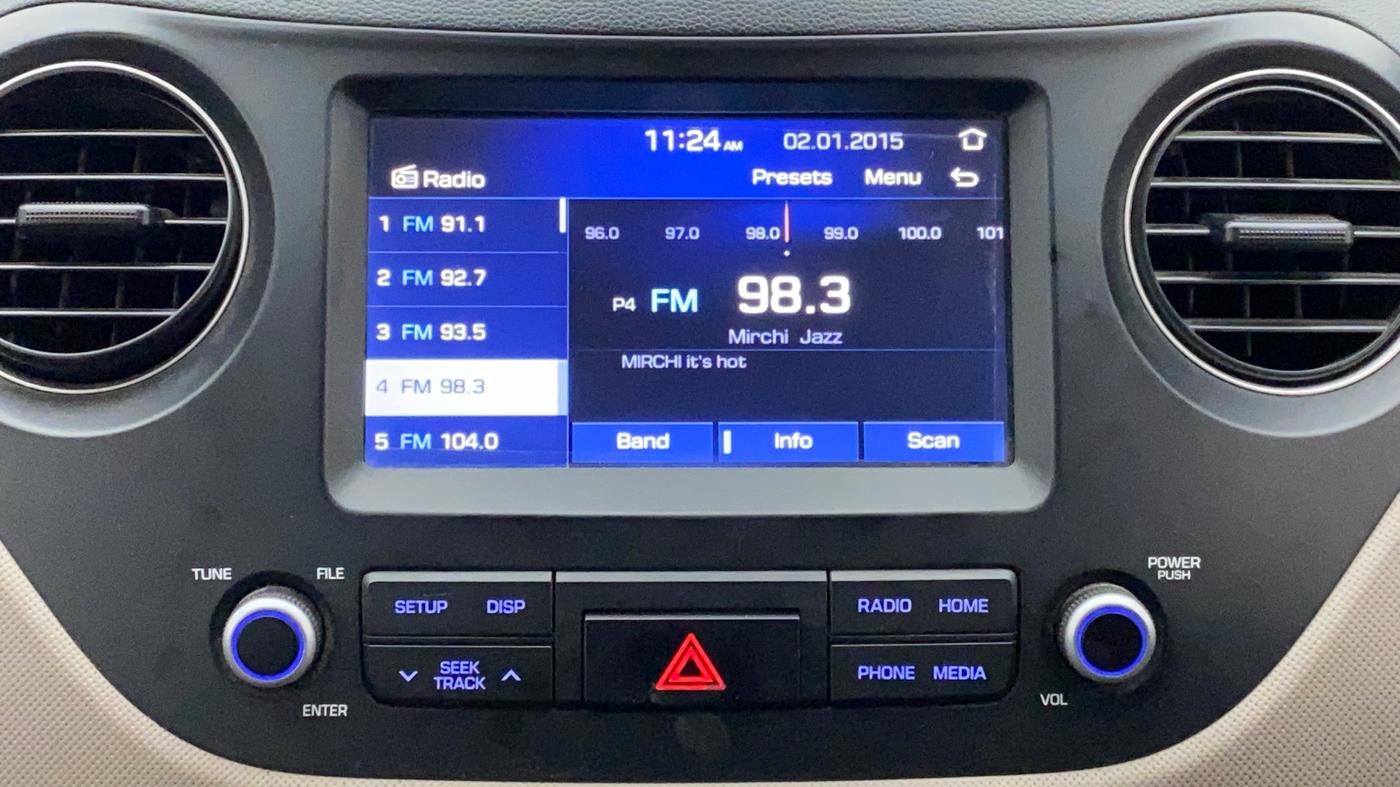 2019 Hyundai Grand i10 SPORTZ 1.2 KAPPA VTVT, Petrol, Manual, 86,588 km, Infotainment System