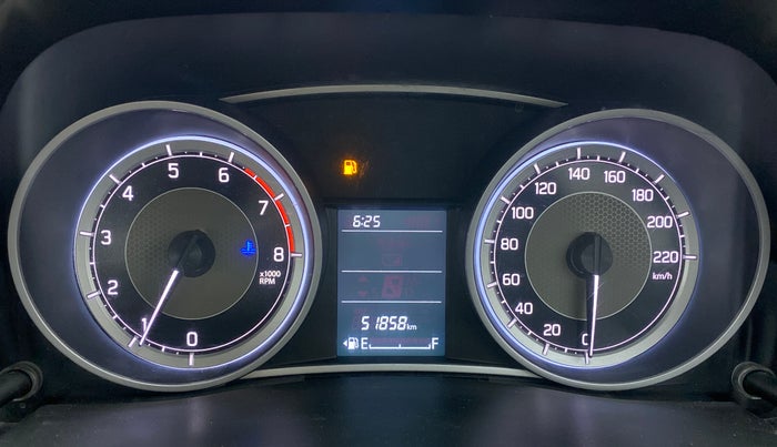 2019 Maruti Dzire VXI, Petrol, Manual, 52,012 km, Odometer Image