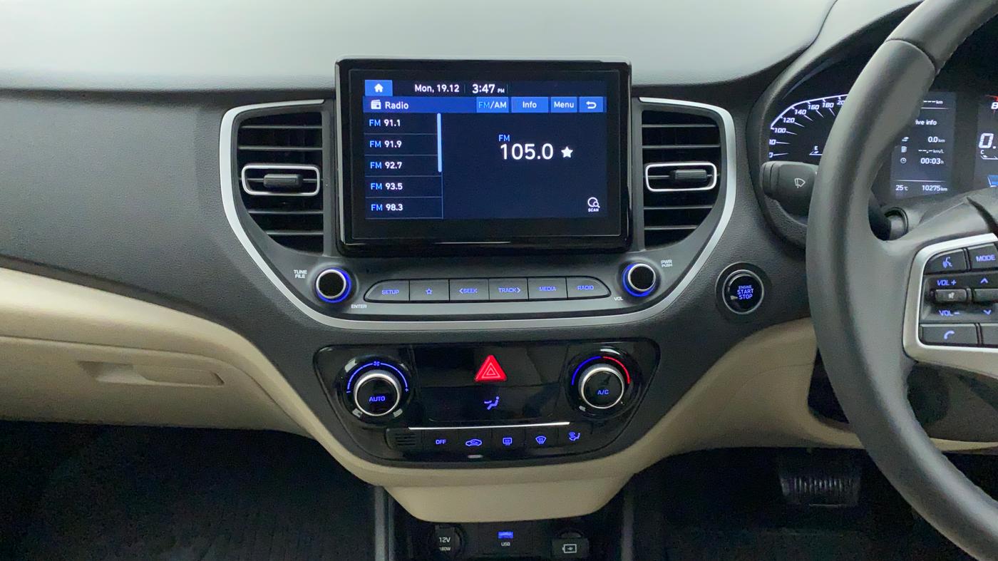 2020 Hyundai Verna SX PETROL AT, Petrol, Automatic, 10,331 km, Air Conditioner