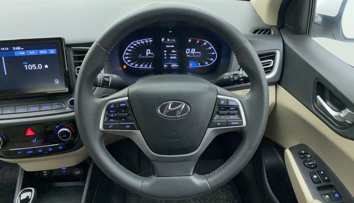 2020 Hyundai Verna SX PETROL AT, Petrol, Automatic, 10,331 km, Steering Wheel Close Up