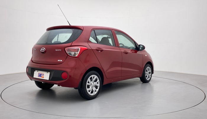 2018 Hyundai Grand i10 SPORTZ 1.2 KAPPA VTVT, Petrol, Manual, 19,867 km, Right Back Diagonal