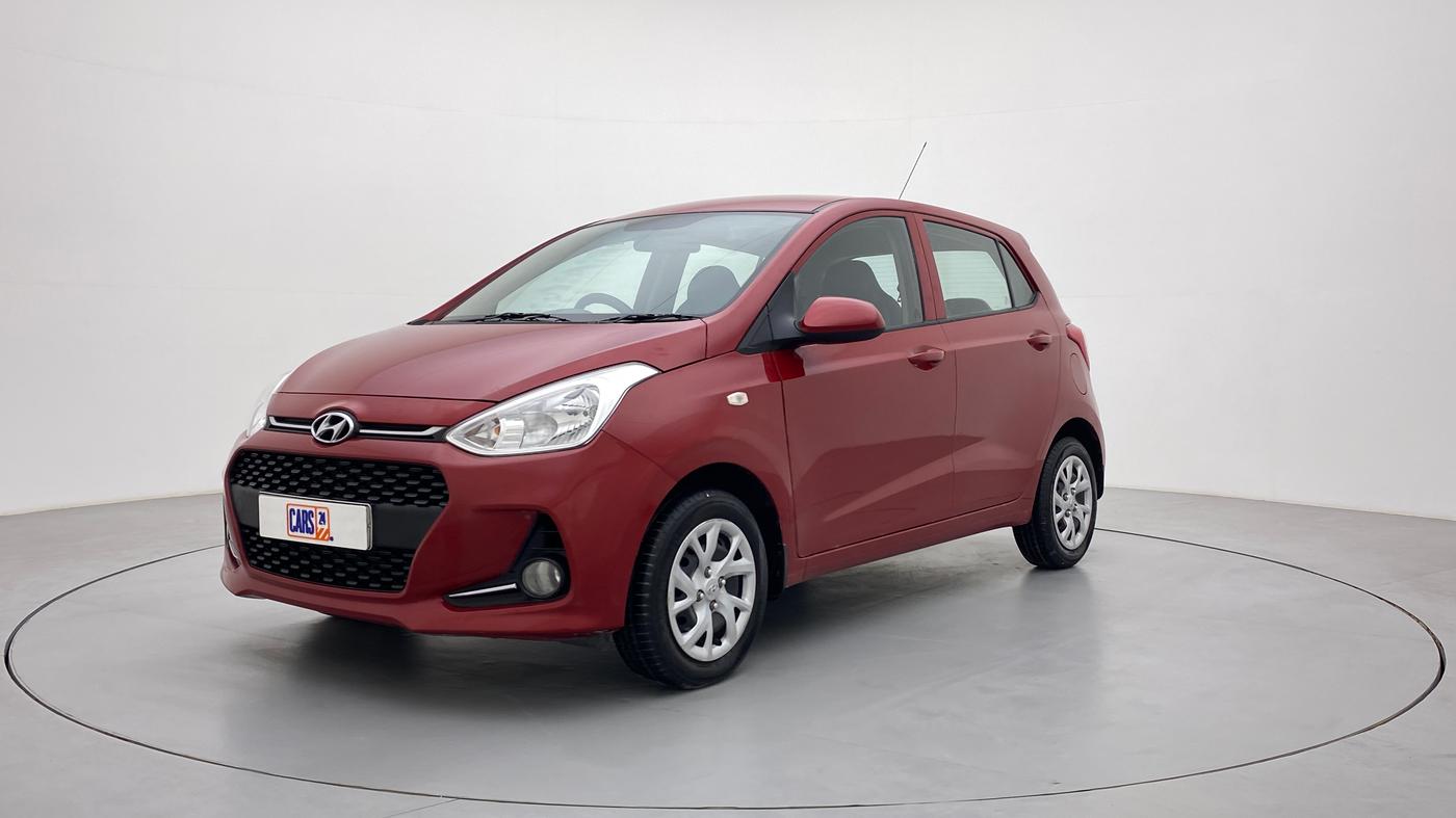 2018 Hyundai Grand i10 SPORTZ 1.2 KAPPA VTVT, Petrol, Manual, 19,867 km, Left Front Diagonal