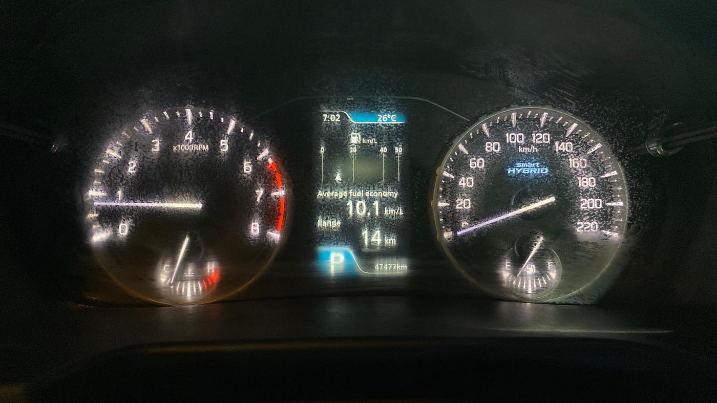 2024 Maruti BREZZA ZXI + AT SMART HYBRID DUAL TONE, Petrol, Automatic, 47,475 km, Odometer Image