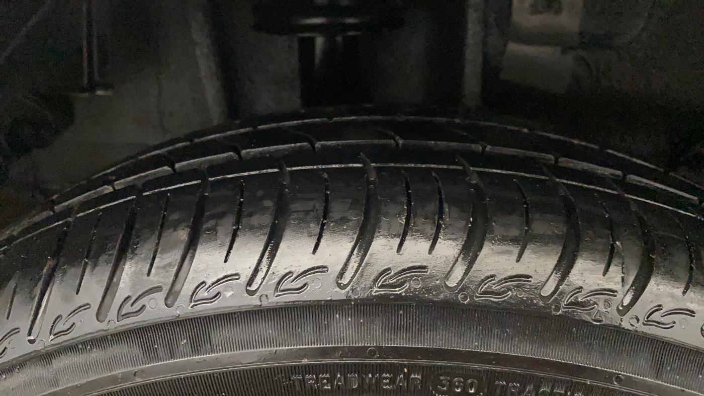 2025 Tata Tiago XM PETROL, Petrol, Manual, 4,416 km, Right Rear Tyre Tread