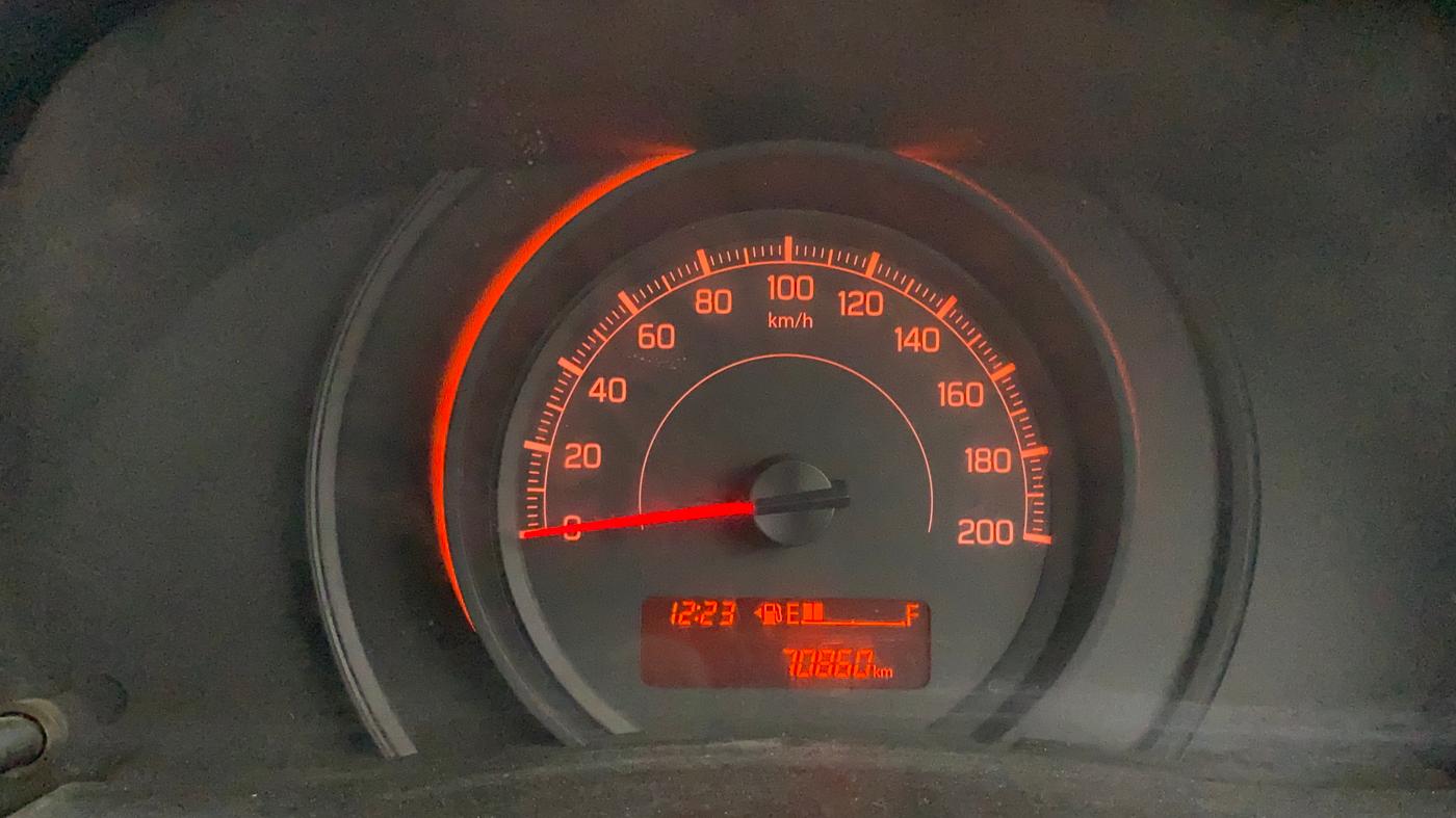 2018 Maruti Swift LXI, Petrol, Manual, 70,855 km, Odometer Image