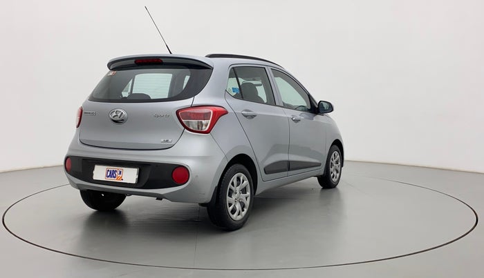 2019 Hyundai Grand i10 SPORTZ 1.2 KAPPA VTVT, Petrol, Manual, 11,686 km, Right Back Diagonal