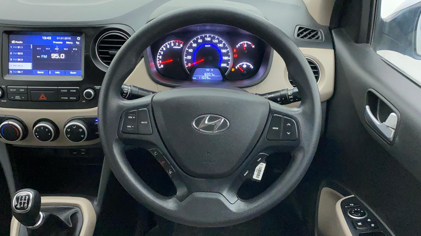 2019 Hyundai Grand i10 SPORTZ 1.2 KAPPA VTVT, Petrol, Manual, 11,686 km, Steering Wheel Close Up