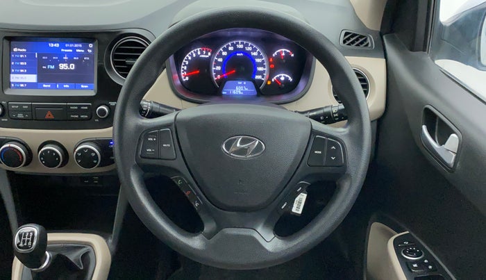 2019 Hyundai Grand i10 SPORTZ 1.2 KAPPA VTVT, Petrol, Manual, 11,686 km, Steering Wheel Close Up