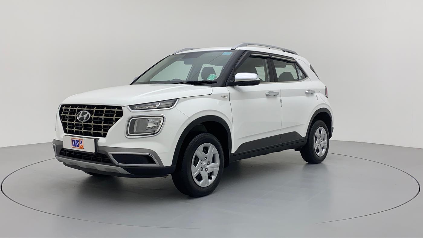 2020 Hyundai VENUE S MT 1.2 KAPPA, Petrol, Manual, 5,415 km, Left Front Diagonal (45- Degree) View