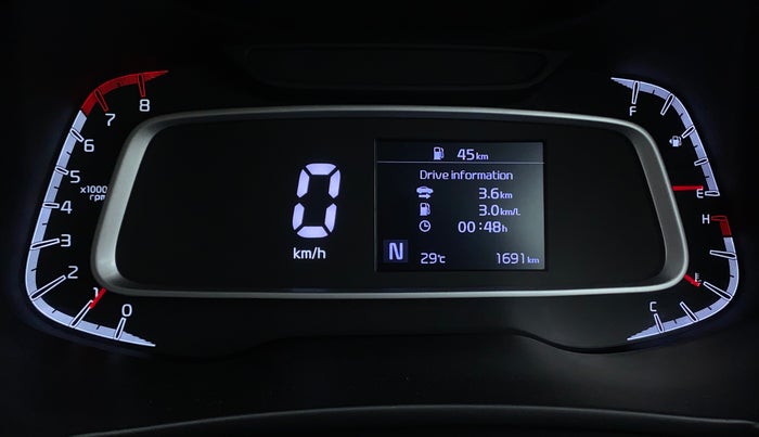 2023 KIA SONET HTK PLUS 1.0 IMT, Petrol, Manual, 1,687 km, Odometer Image