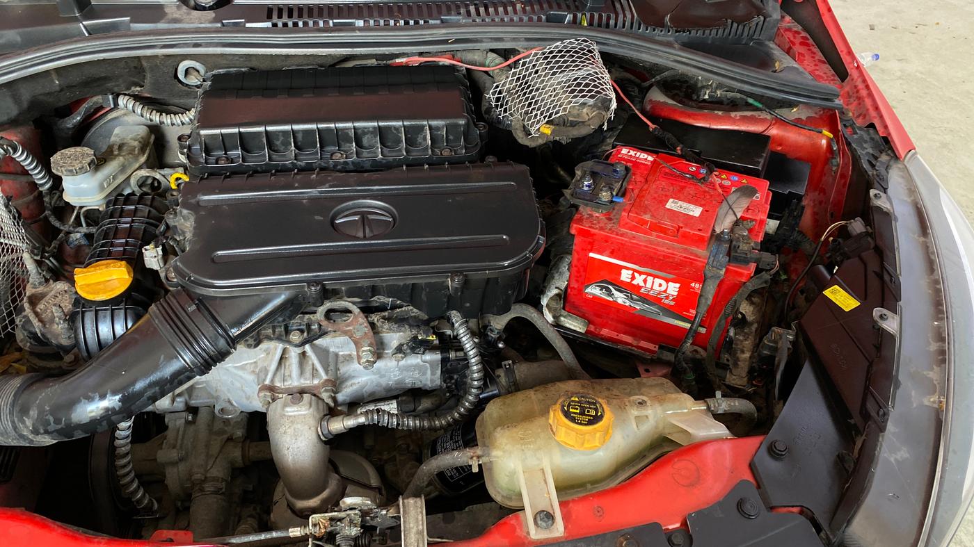 2022 Tata Tiago XZ PLUS PETROL, Petrol, Manual, 28,540 km, Engine View - Left