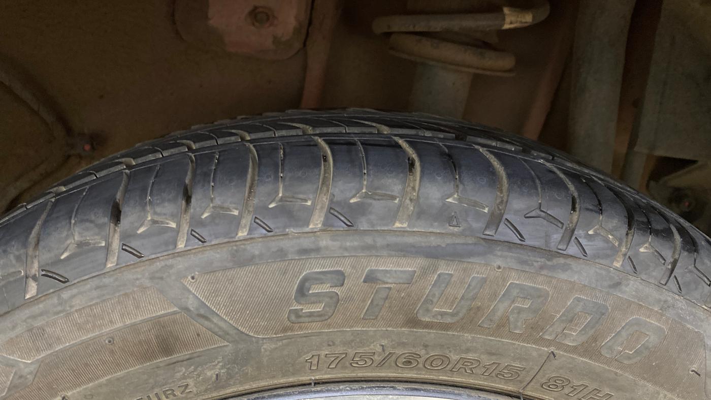 2022 Tata Tiago XZ PLUS PETROL, Petrol, Manual, 28,540 km, Left Rear Tyre Tread