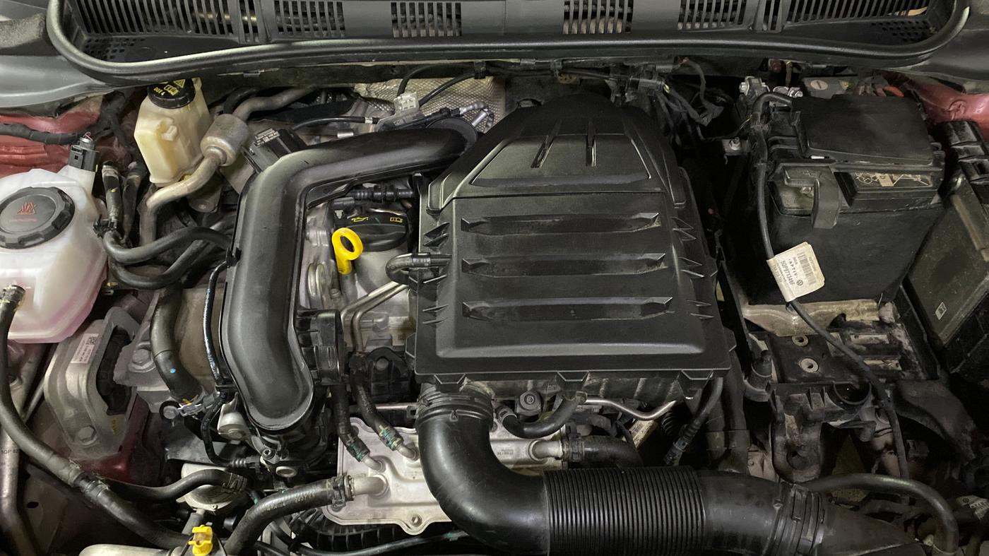 2024 Volkswagen VIRTUS Highline Plus 1.0 TSI MT, Petrol, Manual, 29,188 km, Engine View
