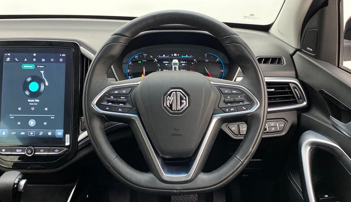 2021 MG HECTOR SHARP DCT PETROL, Petrol, Automatic, 6,501 km, Steering Wheel Close Up