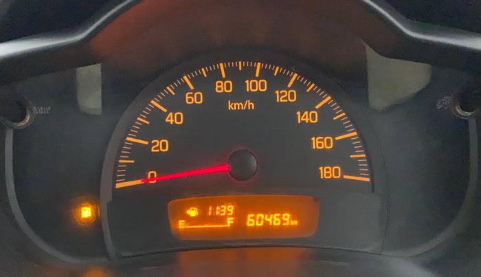 2015 Maruti Celerio VXI, Petrol, Manual, 60,594 km, Odometer Image