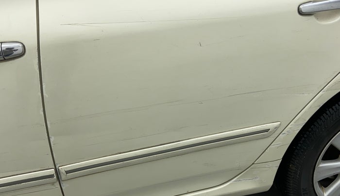 2010 Toyota Corolla Altis G PETROL, Petrol, Manual, 83,706 km, Rear left door - Slightly dented