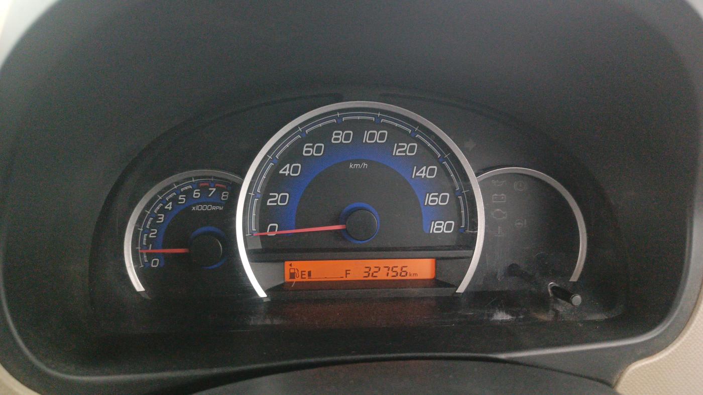 2018 Maruti Wagon R 1.0 VXI, Petrol, Manual, 32,756 km, Odometer Image