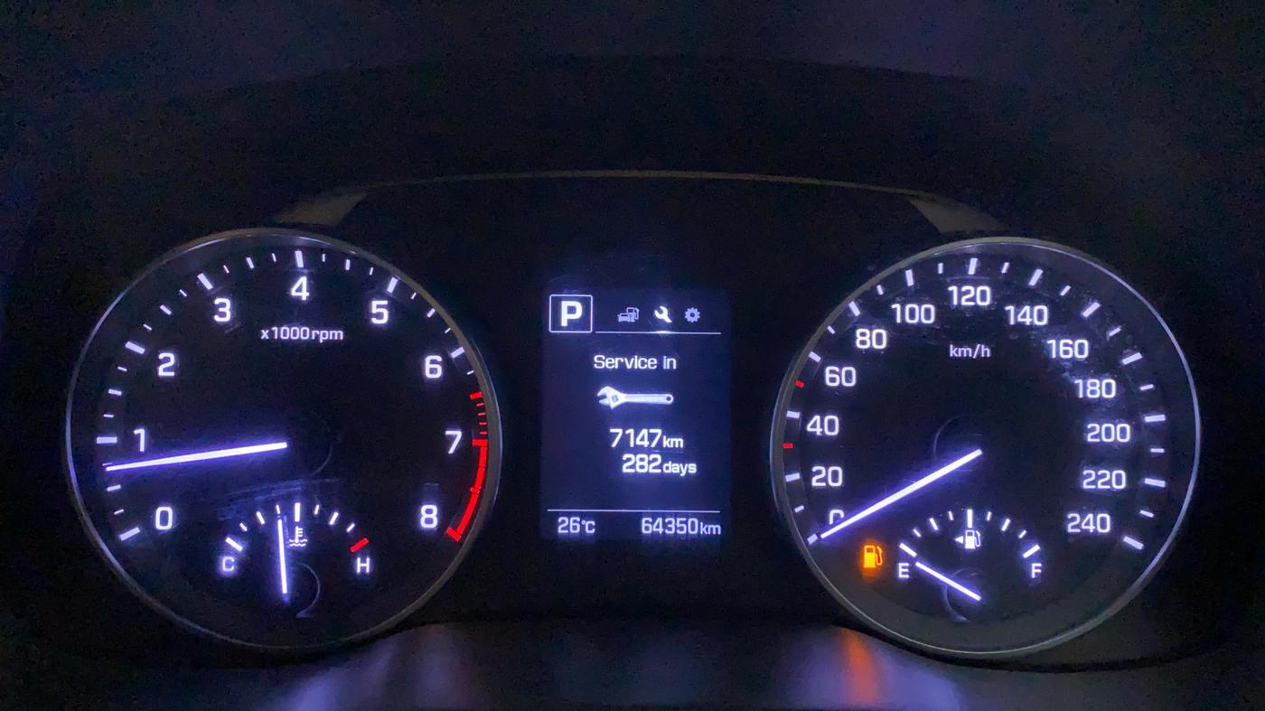 2017 Hyundai New Elantra 2.0 SX(O) AT PETROL, Petrol, Automatic, 64,350 km, Odometer Image