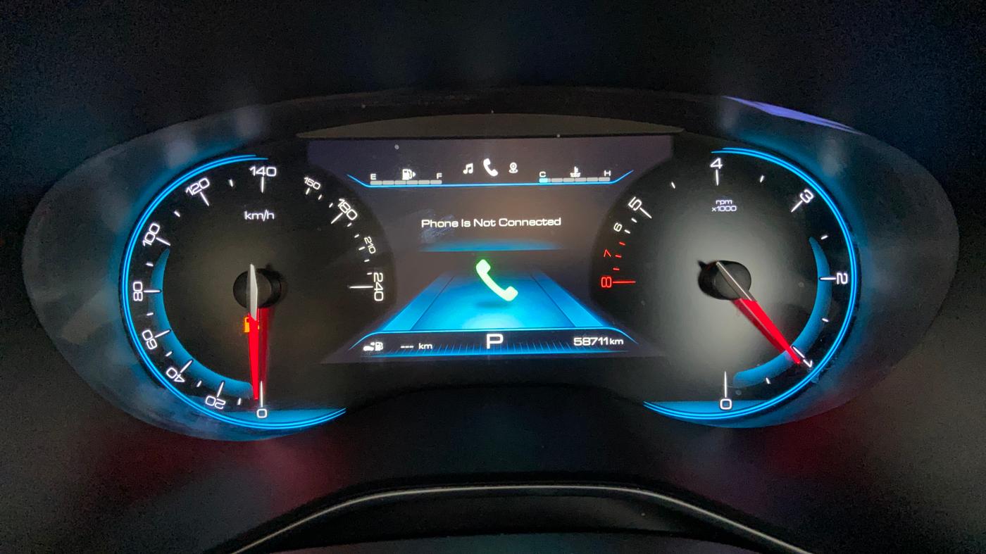 2021 MG HECTOR PLUS SHARP 1.5 PETROL TURBO CVT 6-STR, Petrol, Automatic, 58,694 km, Odometer Image