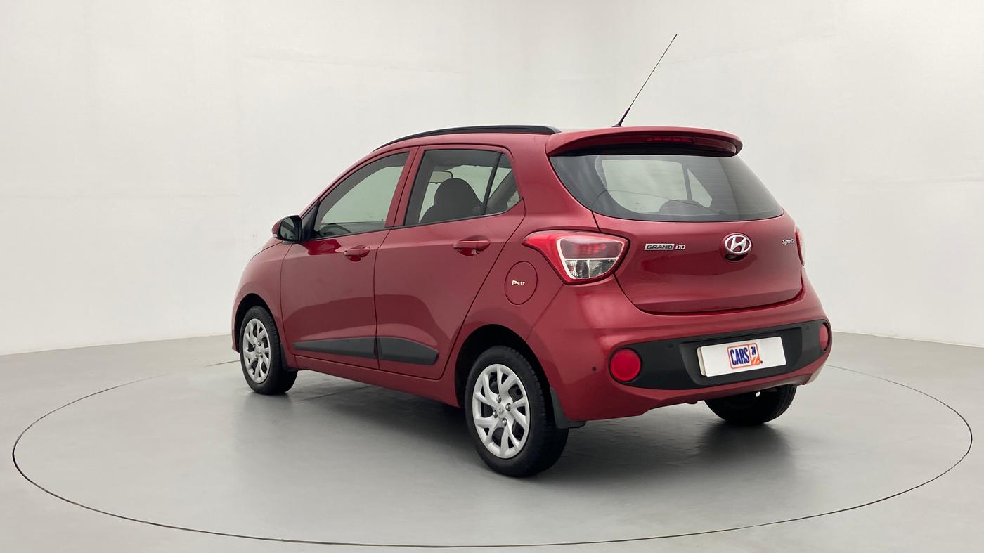 2018 Hyundai Grand i10 SPORTZ 1.2 KAPPA VTVT, Petrol, Manual, 16,375 km, Left Back Diagonal